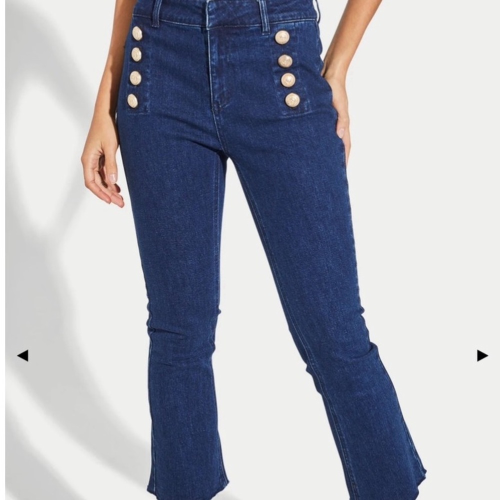 🆕 NWT Generation Love Justine denim pants💛💙 GOLD buttons
